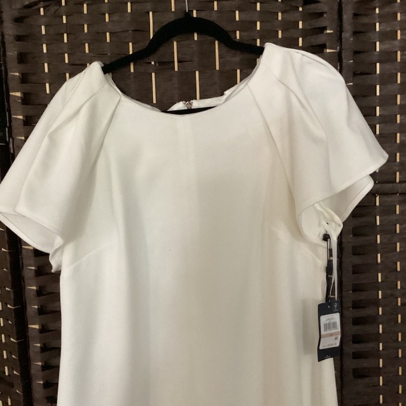 TOMMY HILFIGER Textured Dress (Color:Ivory) - Picture 2 of 7